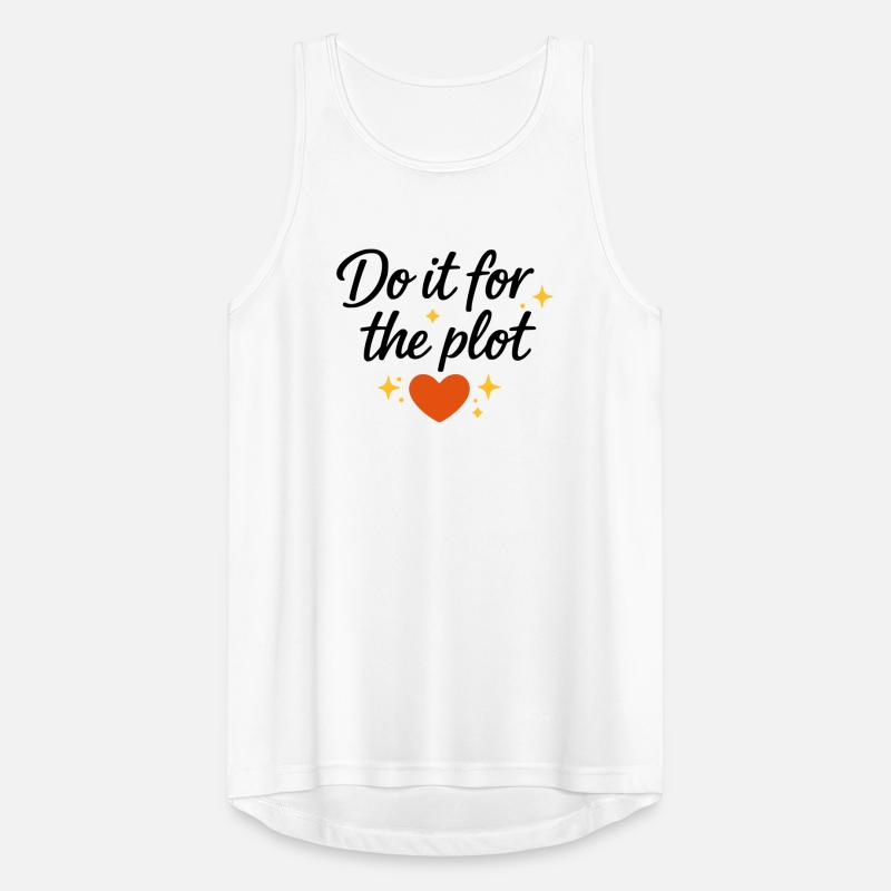 Do it for the Plot Herz Männer Tank Top atmungsaktiv