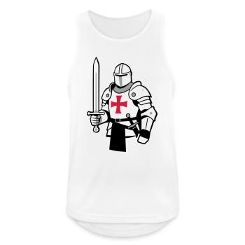knight - Men's Breathable Tank Top - white - Front - Nick (188cm)