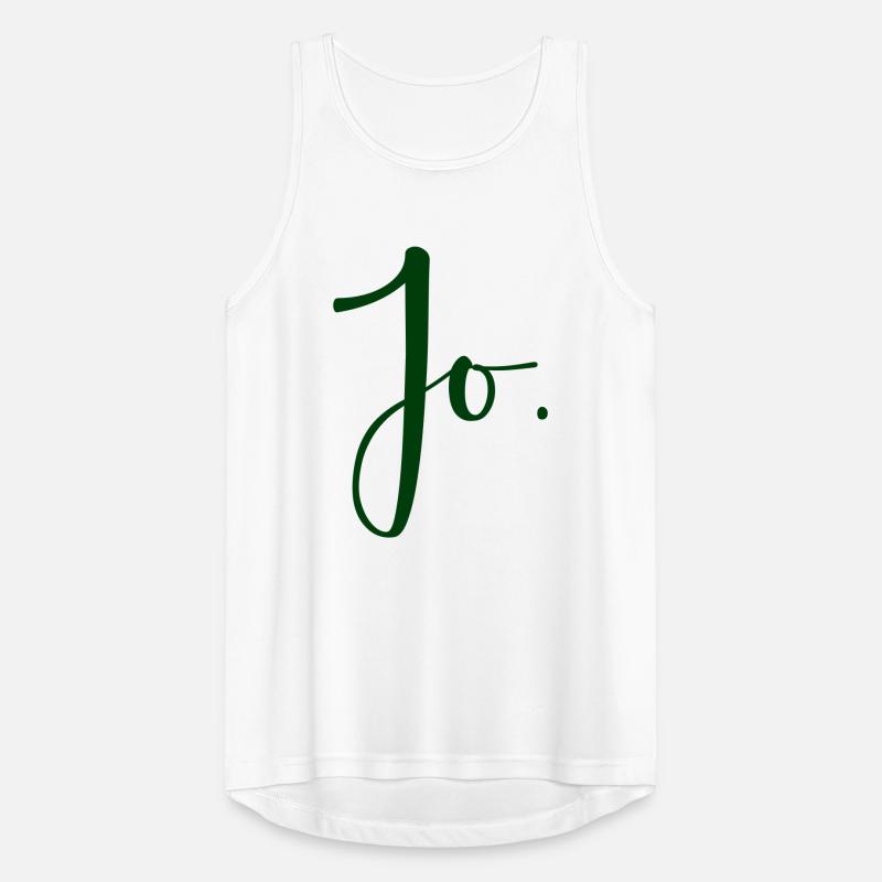 Jo – Conception de texte de lettrage manuel Débardeur respirant Homme