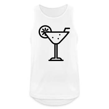 cocktail - Men's Breathable Tank Top - white - Front - Nick (188cm)