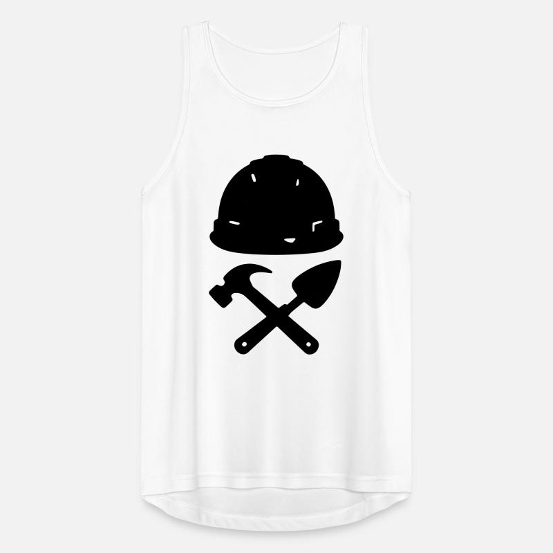 T-Shirt-Konstruktion – Builder Tools Helm Männer Tank Top atmungsaktiv