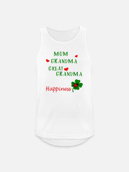 Mom Grandma - Men's Breathable Tank Top - white