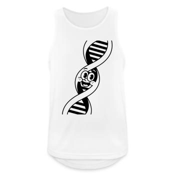 DNA - Men's Breathable Tank Top - white - Front - Nick (188cm)