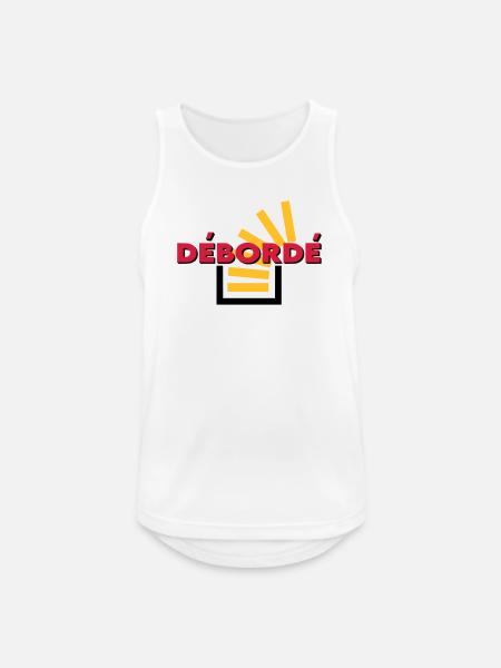 Débordé - Débardeur respirant Homme - blanc