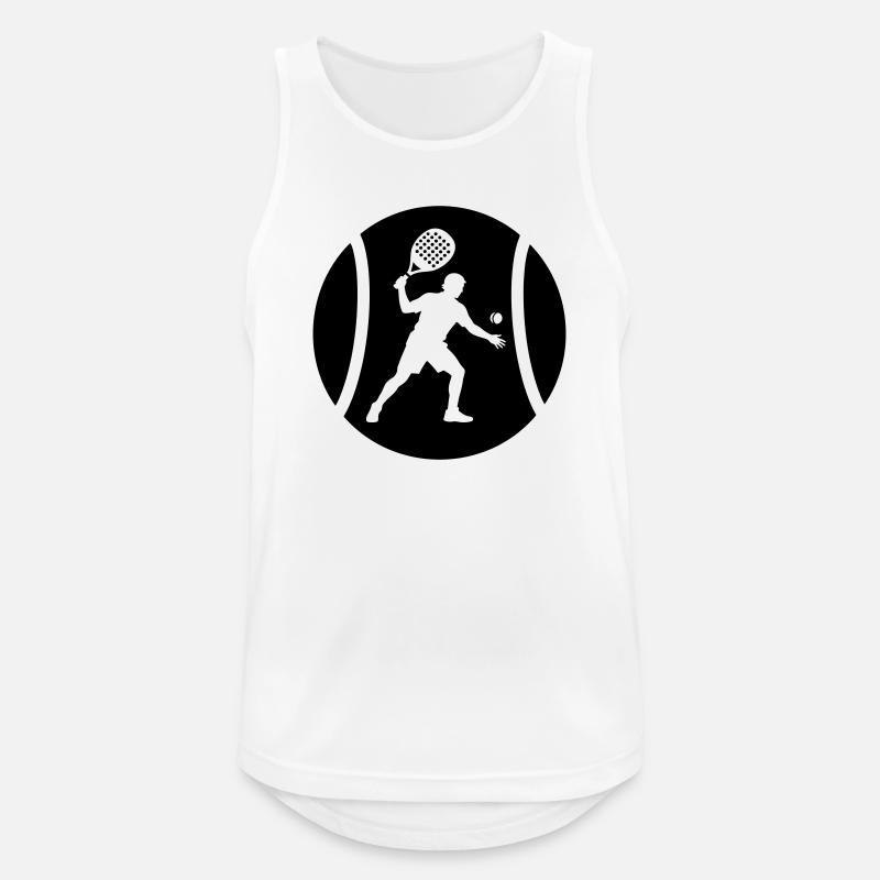 padel - Men's Breathable Tank Top - white
