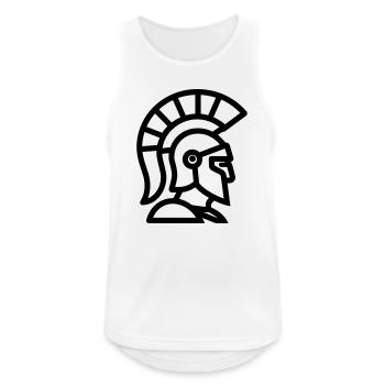 spartan - Débardeur respirant Homme - blanc - Devant - Nick (188cm)
