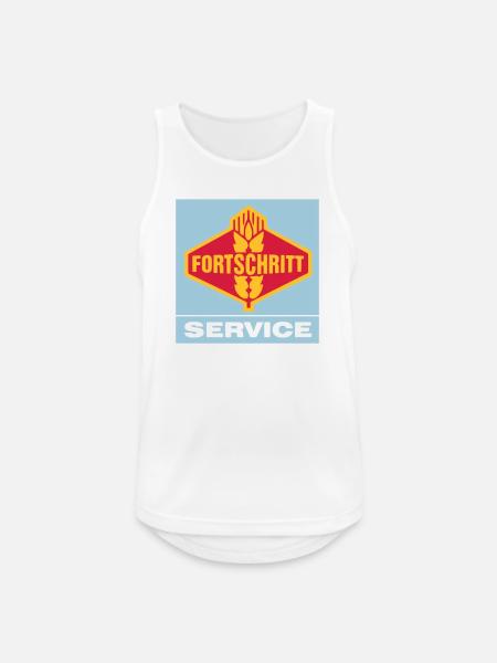 Fortschritt_DDR_Service_3 - Männer Tank Top atmungsaktiv - Weiß