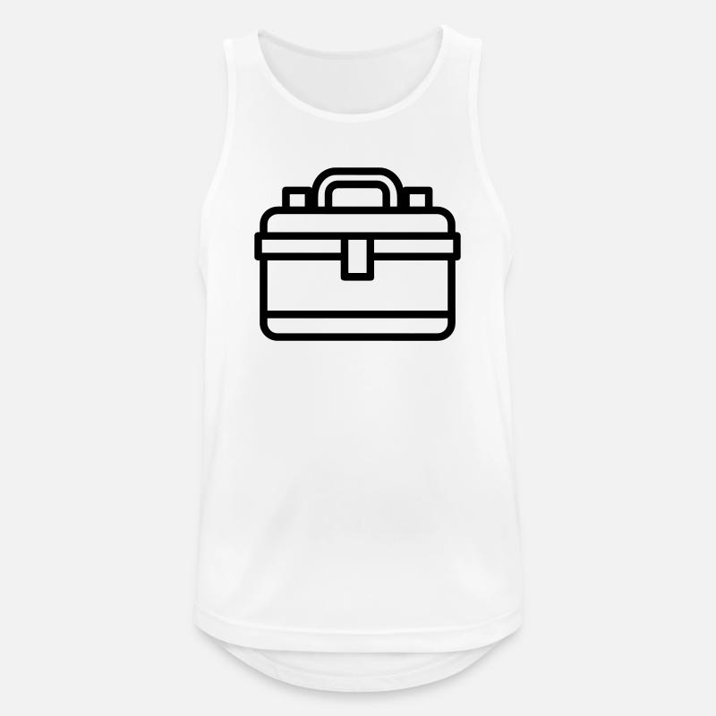 Toolbox - Men's Breathable Tank Top - white