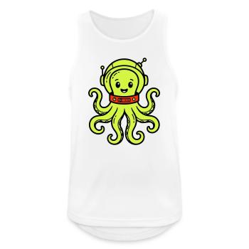 Niedlicher Alien - Männer Tank Top atmungsaktiv - Weiß - Vorne - Nick (188cm)