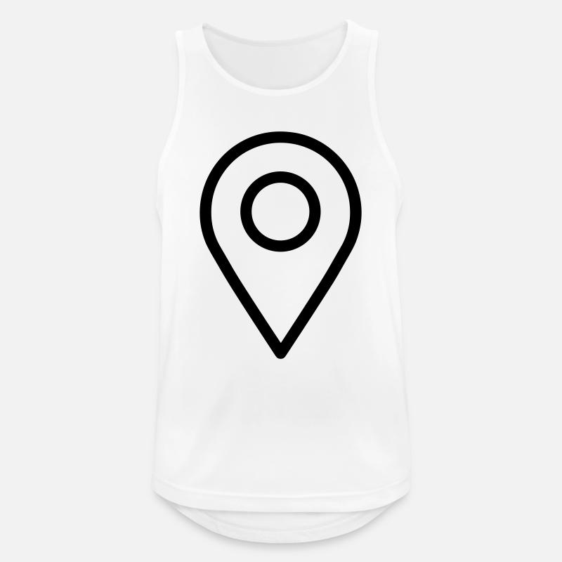 localization - Men's Breathable Tank Top - white