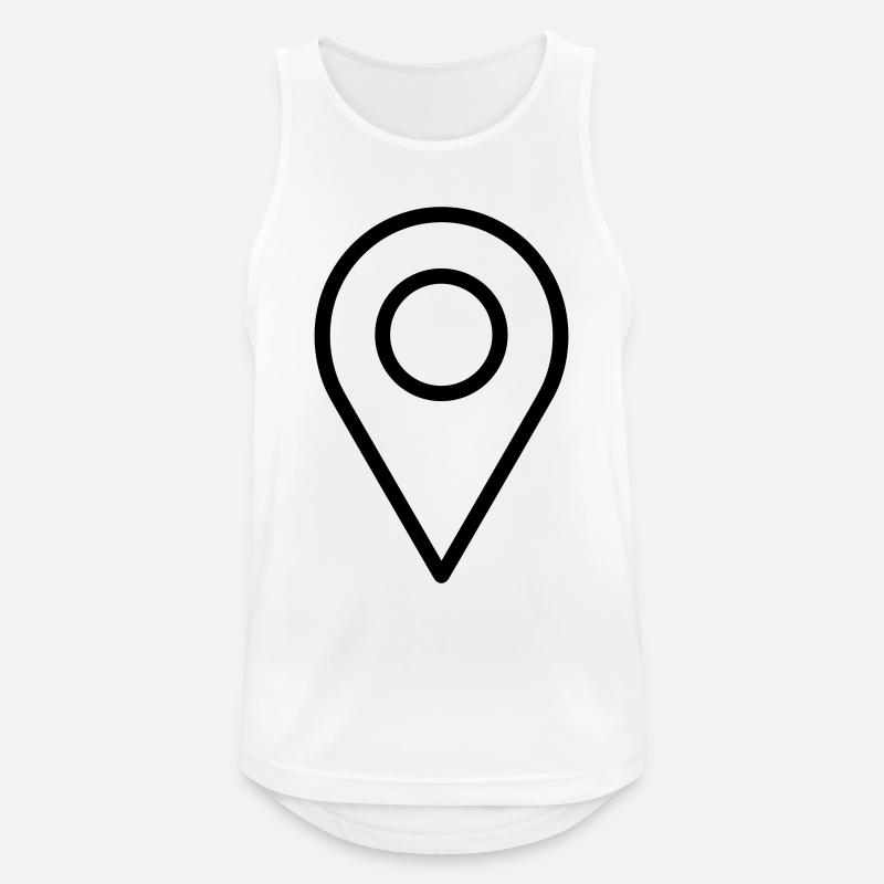 localization - Men's Breathable Tank Top - white