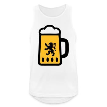 Festival folklorique des armoiries Bavaria Mug - Débardeur respirant Homme - blanc - Devant - Nick (188cm)