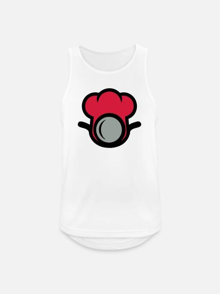 Chef's Hat Restaurant Chef Catering - Men's Breathable Tank Top - white