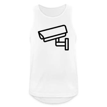 Camera - Men's Breathable Tank Top - white - Front - Nick (188cm)