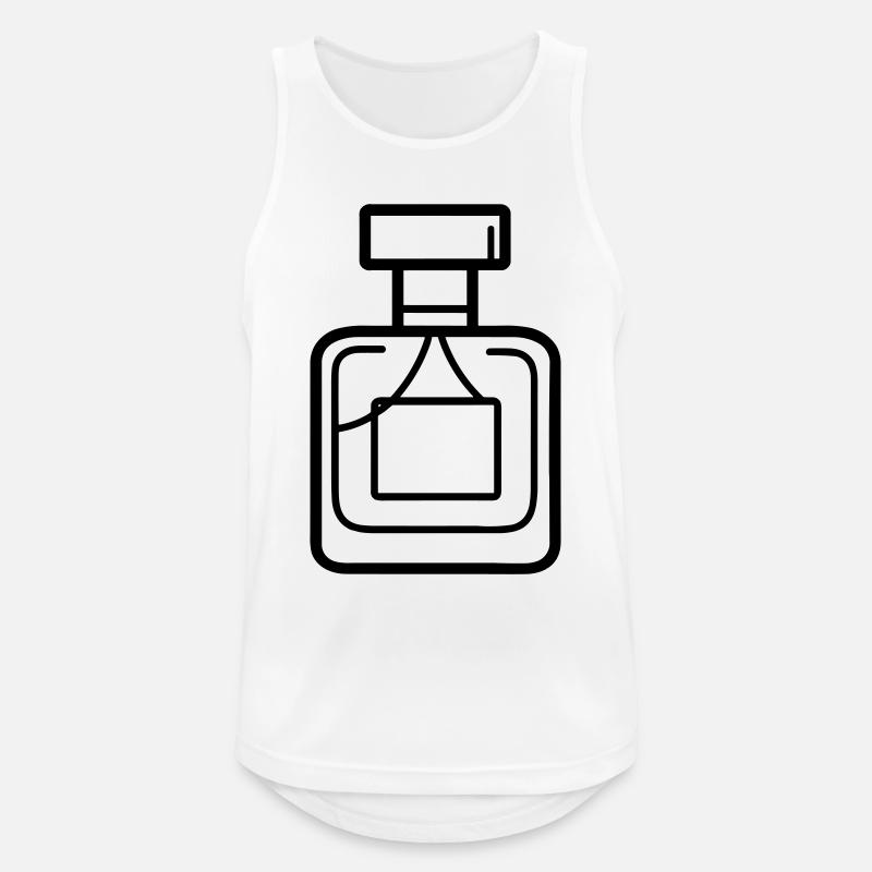 perfume bottle - Men's Breathable Tank Top - white