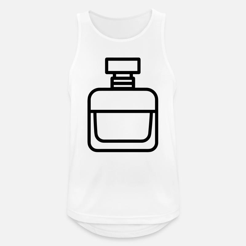 perfume bottle - Men's Breathable Tank Top - white