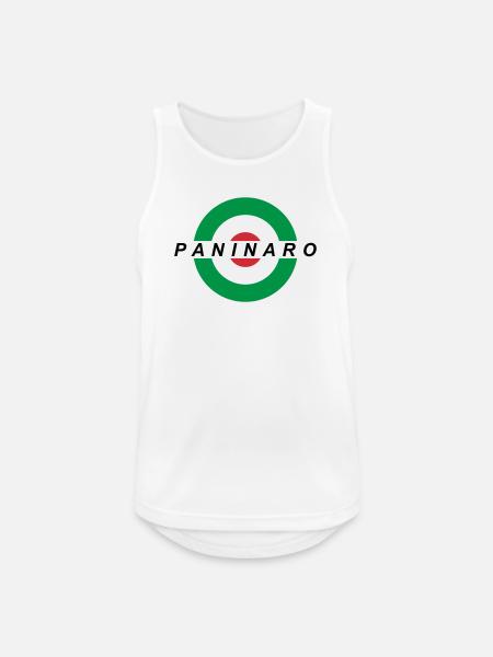 Paninaro - Männer Tank Top atmungsaktiv - Weiß