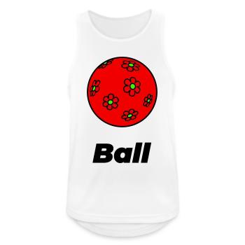 Ball - Men's Breathable Tank Top - white - Front - Nick (188cm)