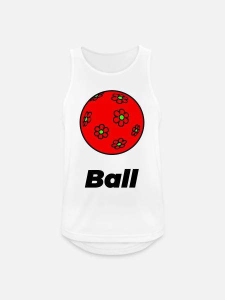 Ball - Men's Breathable Tank Top - white