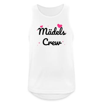 Mädels Crew - Mädelsabend Girls Trip Freundinnen - Männer Tank Top atmungsaktiv - Weiß - Vorne - Nick (188cm)