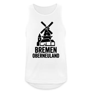 Oberneuland Bremen Skyline - Männer Tank Top atmungsaktiv - Weiß - Vorne - Nick (188cm)