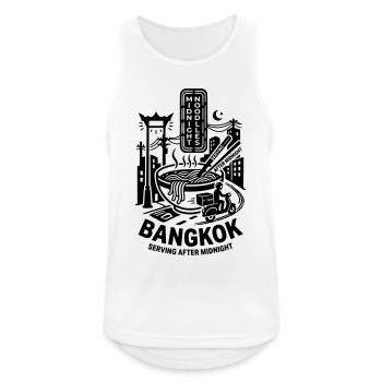 Bangkok Midnight Noodles - Men's Breathable Tank Top - white - Front - Nick (188cm)