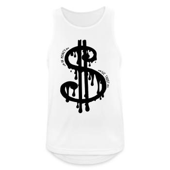Slavic Dollar - Men's Breathable Tank Top - white - Front - Nick (188cm)