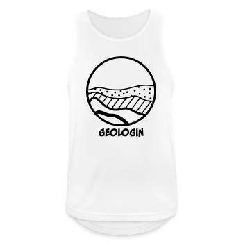 Geologist - Men's Breathable Tank Top - white - Front - Nick (188cm)