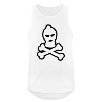 skimaske totenkopf - Men's Breathable Tank Top - white - Front - Nick (188cm)