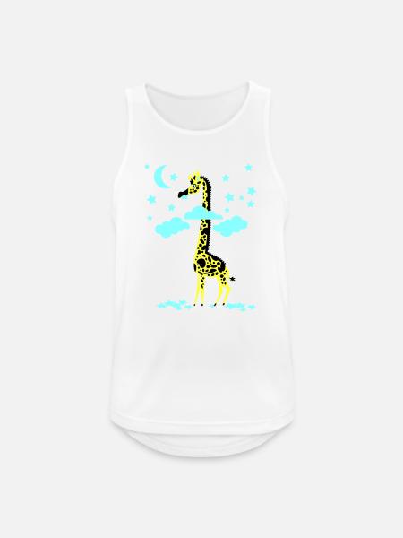 star-mangeur girafe - Débardeur respirant Homme - blanc