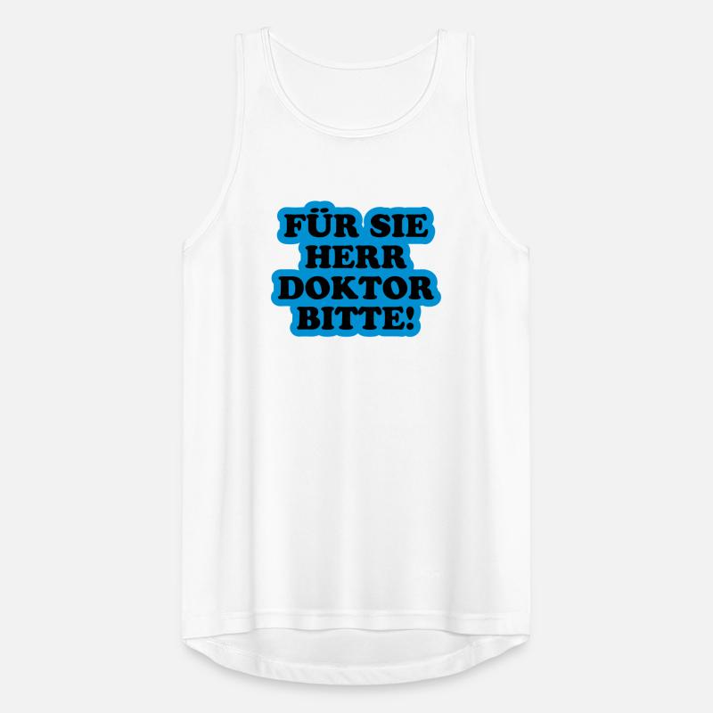 Für Sie Herr Doktor bitte Männer Tank Top atmungsaktiv