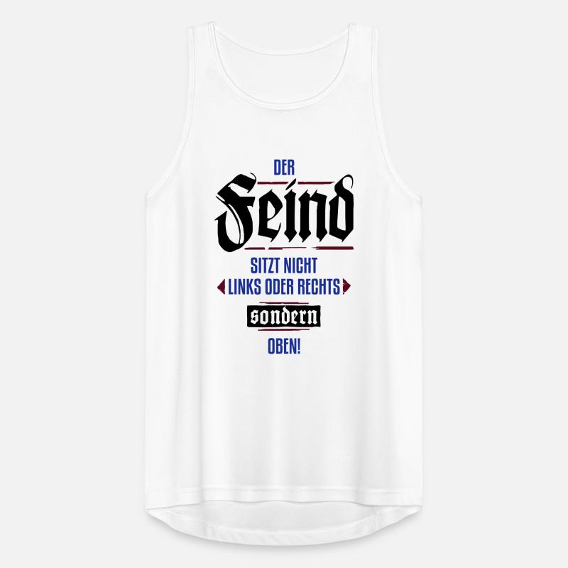 Nicht links oder rechtes Männer Tank Top atmungsaktiv