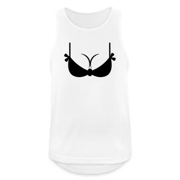 Wonderbra - Men's Breathable Tank Top - white - Front - Nick (188cm)