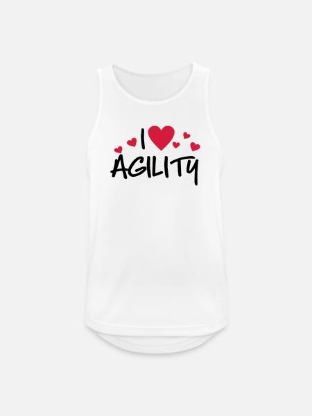 Agility - Men's Breathable Tank Top - white