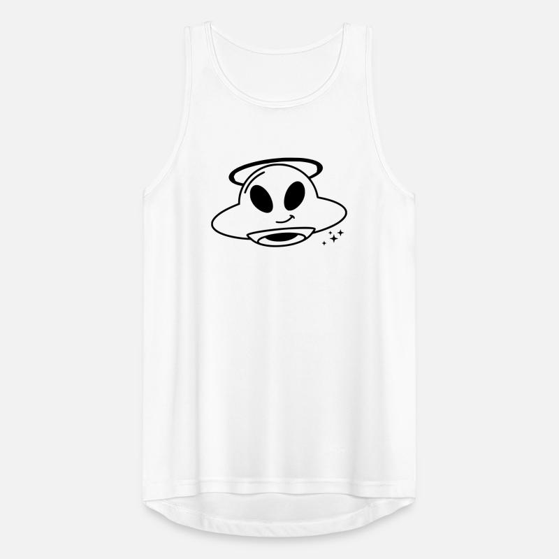 Cute Alien Head Kawaii Vector Men's Breathable Tank Top