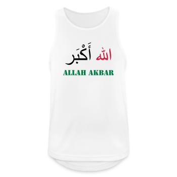 Allah Akbar - Men's Breathable Tank Top - white - Front - Nick (188cm)