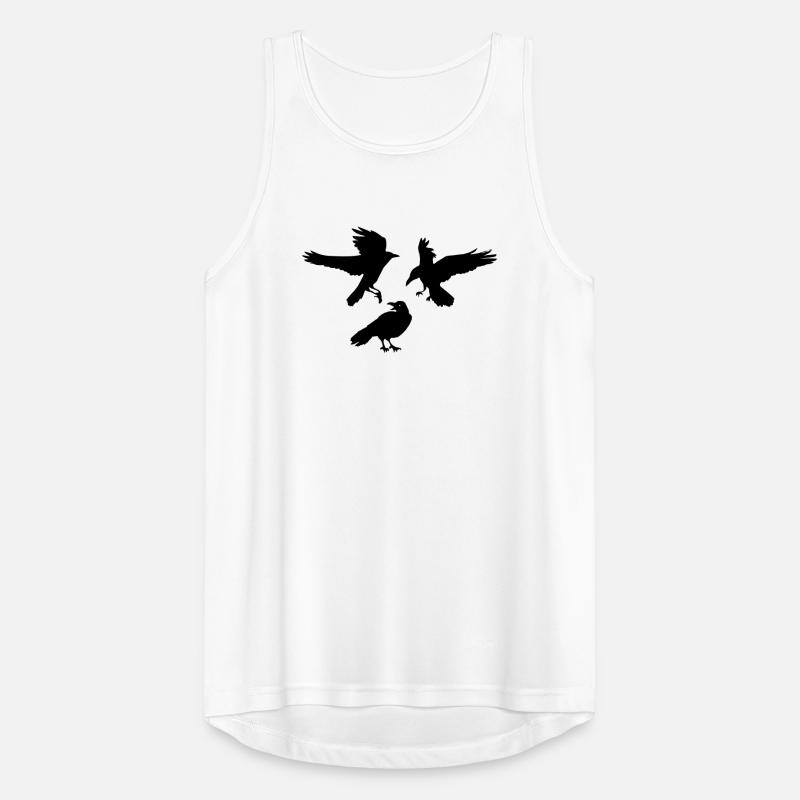 Three raven crows Men's Breathable Tank Top