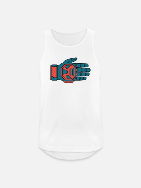 Safe Downhill Gloves BMX - Men's Breathable Tank Top - white