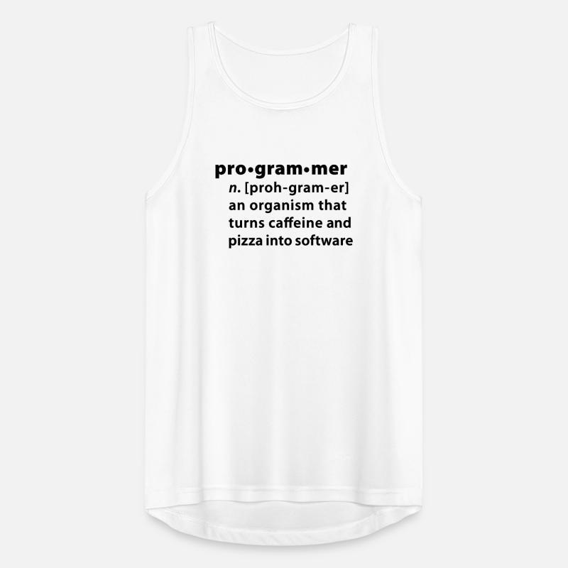 Programmdefinition - die Definition Programmer Männer Tank Top atmungsaktiv