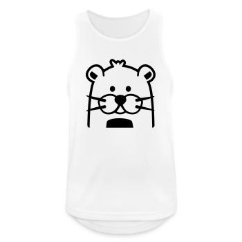 otter - Men's Breathable Tank Top - white - Front - Nick (188cm)