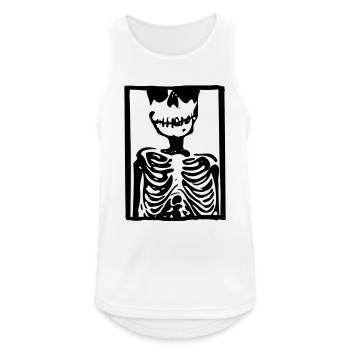 Dead boys don't cry - Men's Breathable Tank Top - white - Front - Nick (188cm)