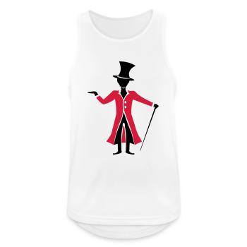 Magicien Sorcier - Débardeur respirant Homme - blanc - Devant - Nick (188cm)