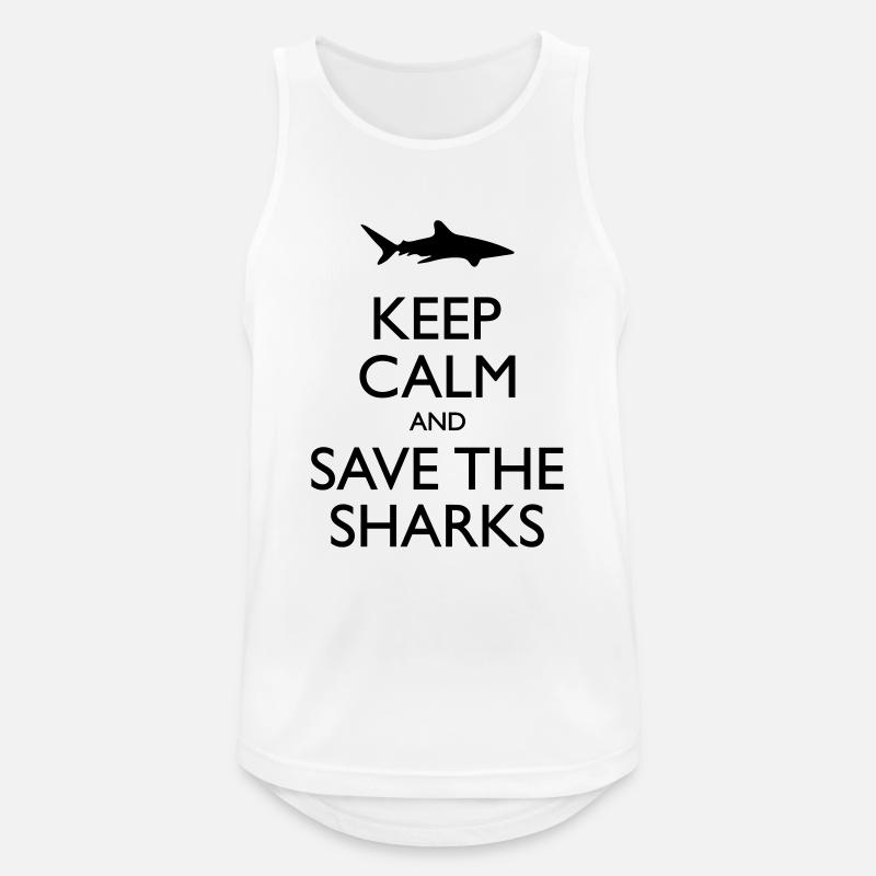 Keep Calm And Save - Men's Breathable Tank Top - white