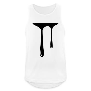 drips_2 - Men's Breathable Tank Top - white - Front - Nick (188cm)