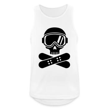 Snowboard - Débardeur respirant Homme - blanc - Devant - Nick (188cm)