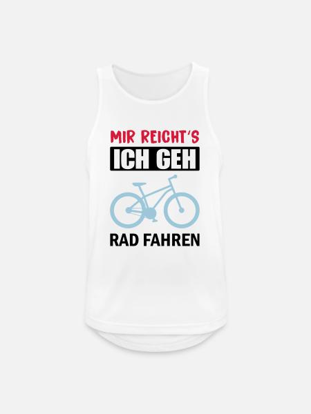 I've had enough cycling - Men's Breathable Tank Top - white
