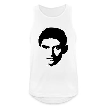 FRANZ KAFKA - Men's Breathable Tank Top - white - Front - Nick (188cm)