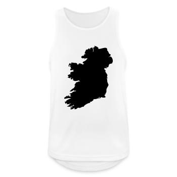 Irlande - Débardeur respirant Homme - blanc - Devant - Nick (188cm)