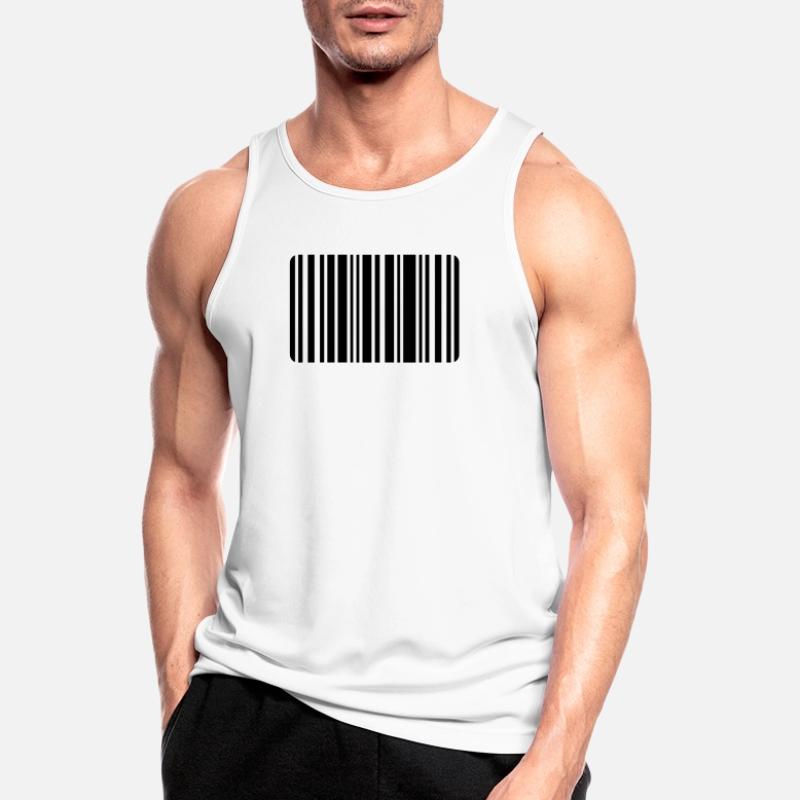 Barcode Männer Tank Top atmungsaktiv
