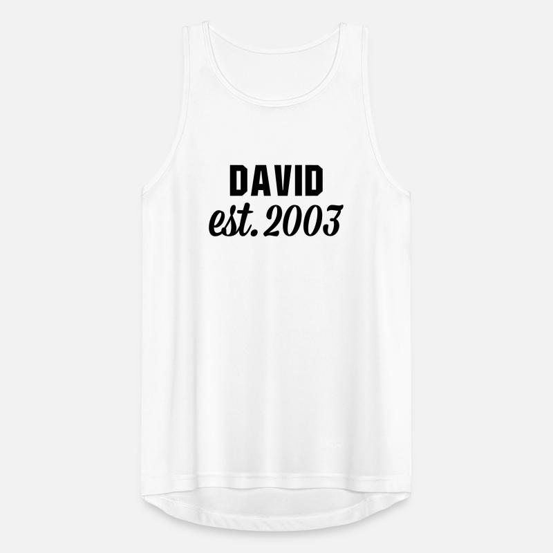 David est 2003 Männer Tank Top atmungsaktiv